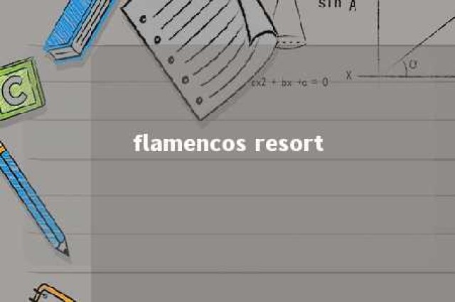 flamencos resort 