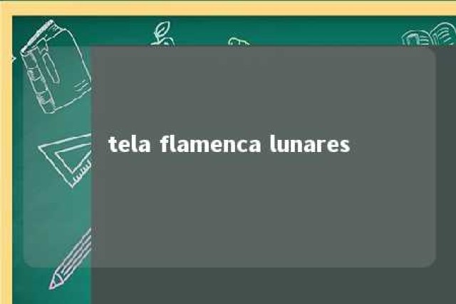 tela flamenca lunares 