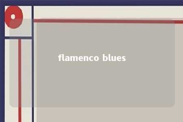 flamenco blues 