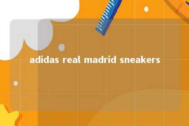 adidas real madrid sneakers 