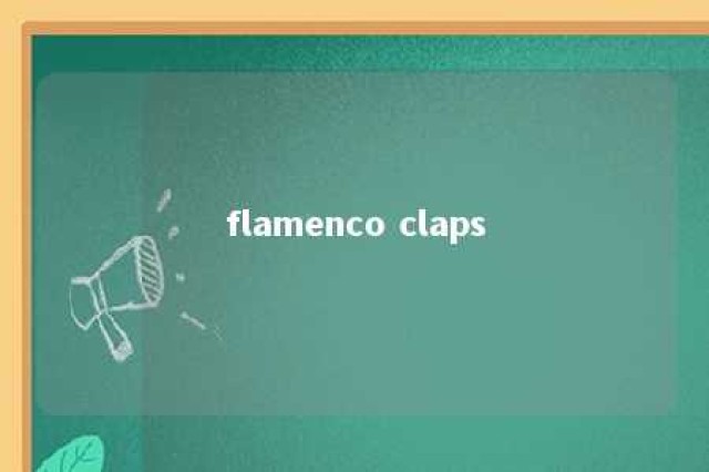 flamenco claps 