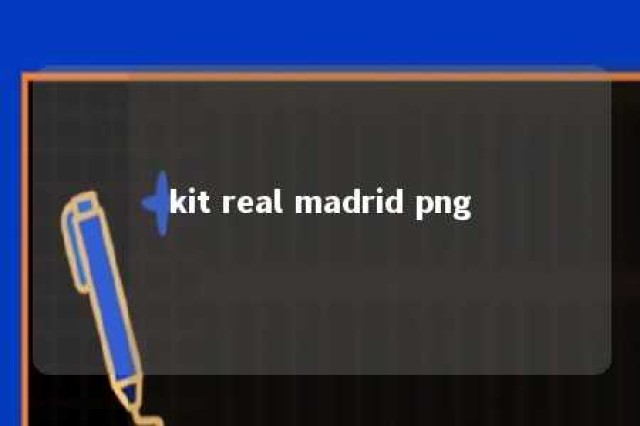 kit real madrid png 