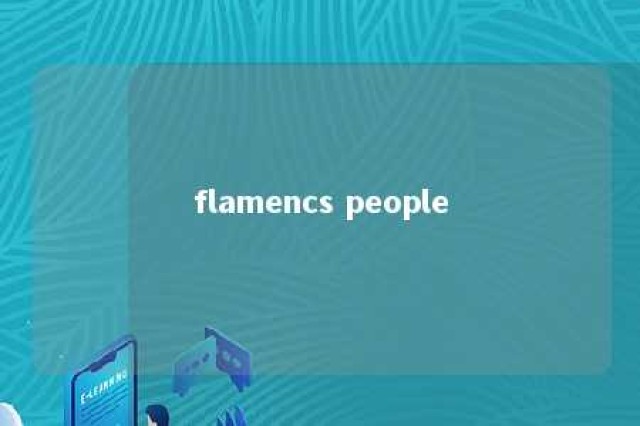 flamencs people 