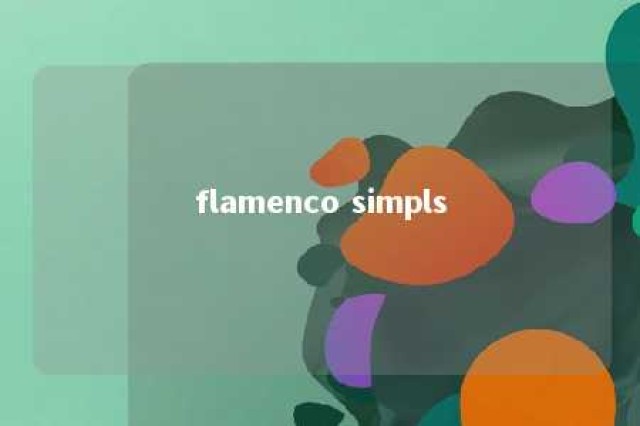 flamenco simpls 