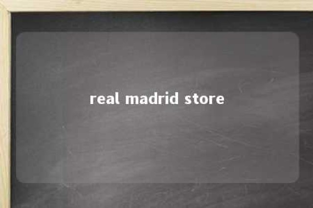 real madrid store 