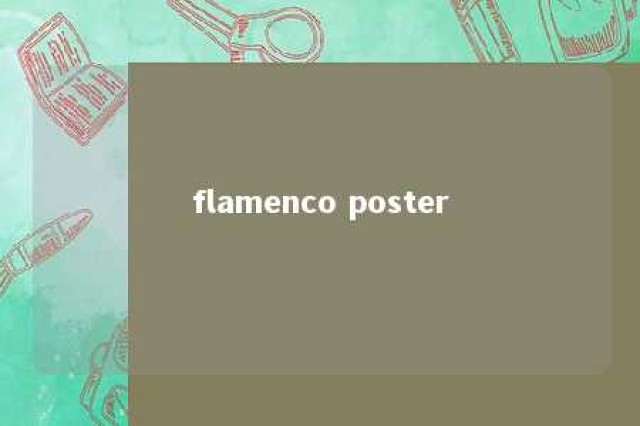 flamenco poster 