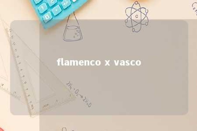 flamenco x vasco 