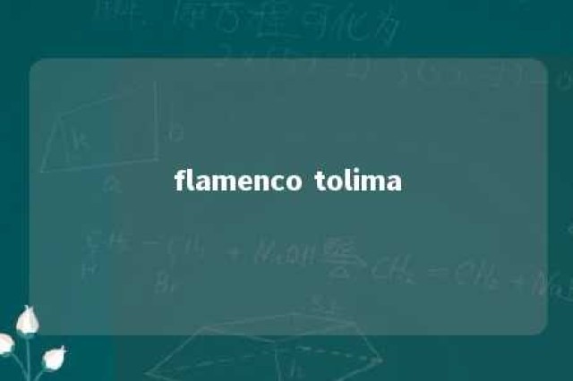 flamenco tolima 