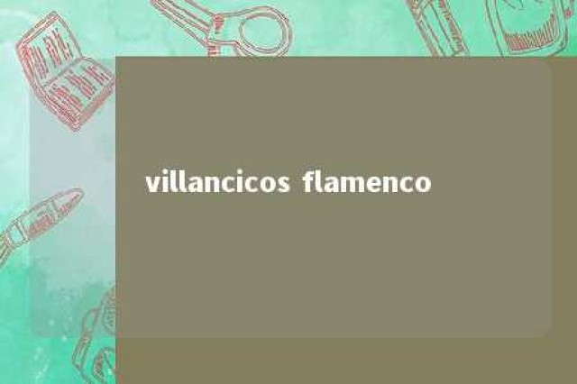 villancicos flamenco 