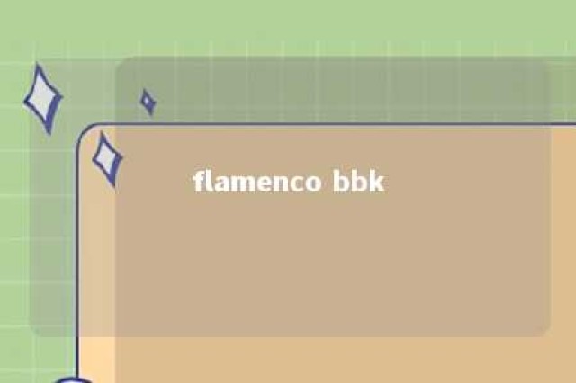 flamenco bbk 