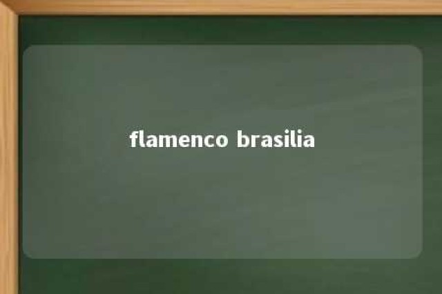 flamenco brasilia 