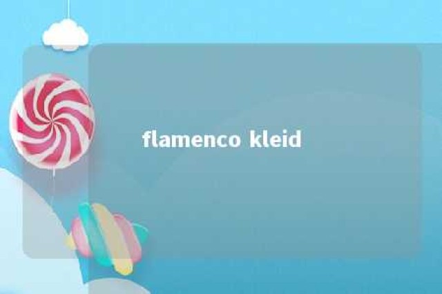 flamenco kleid 