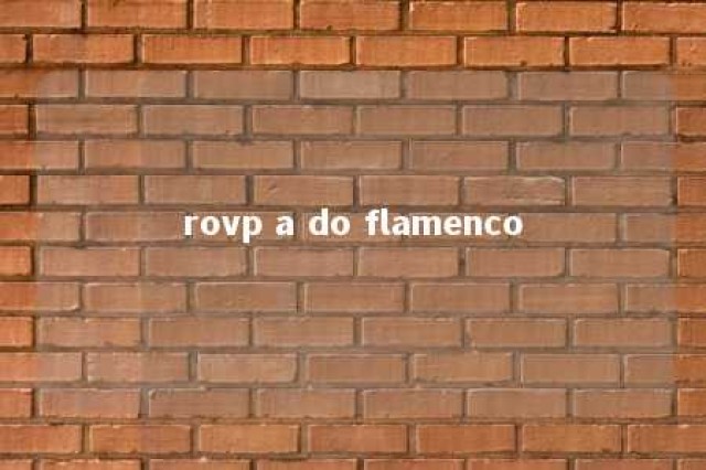 rovp a do flamenco 