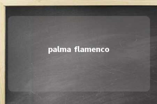 palma flamenco 