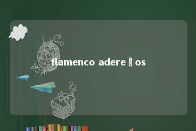 flamenco adereços 