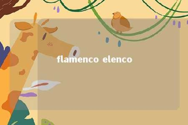 flamenco elenco 