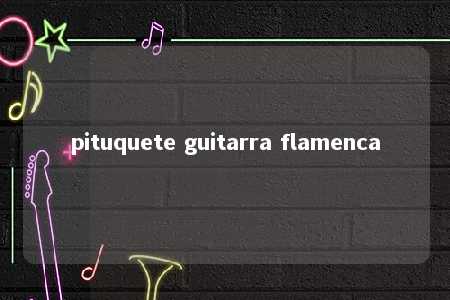 pituquete guitarra flamenca