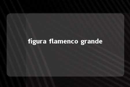 figura flamenco grande