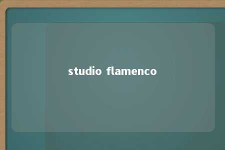 studio flamenco