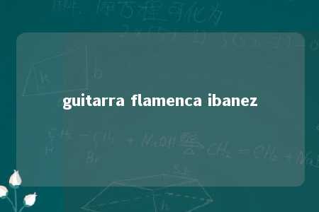 guitarra flamenca ibanez