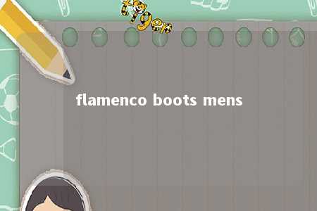 flamenco boots mens