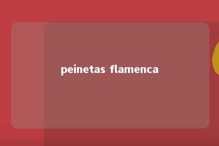 peinetas flamenca