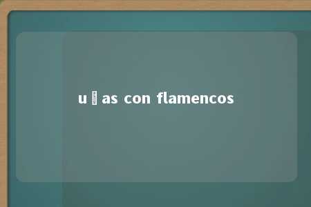 uñas con flamencos