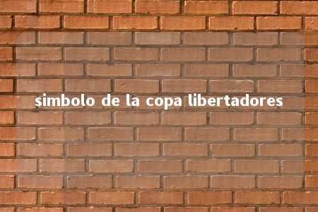 simbolo de la copa libertadores