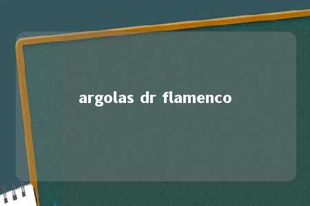 argolas dr flamenco