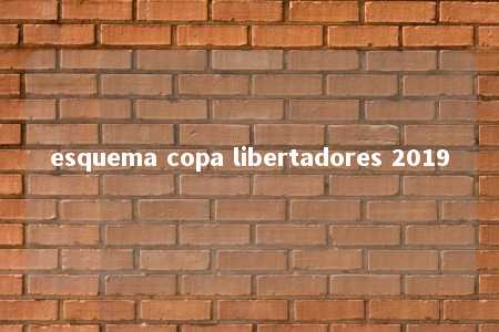 esquema copa libertadores 2019