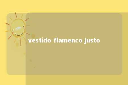 vestido flamenco justo